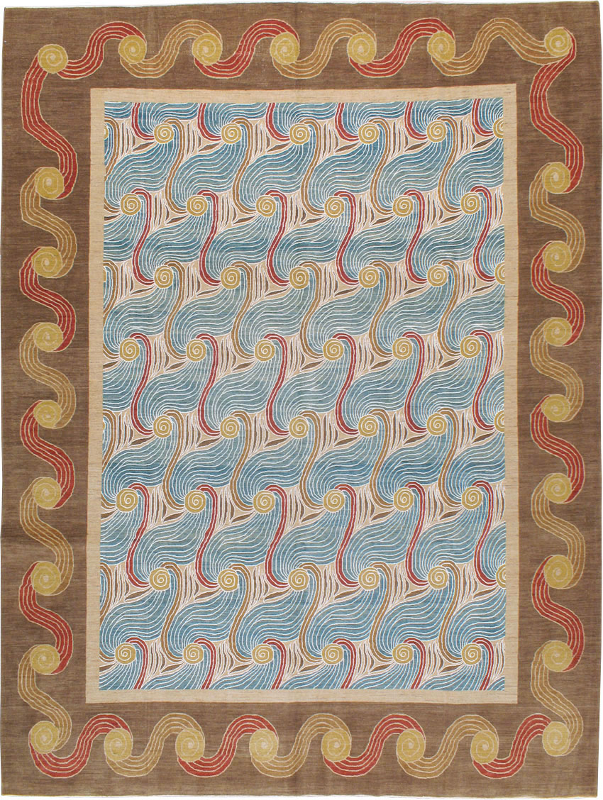 Modern Persian Tabriz Room Size Carpet, No.17161 - Gsblank