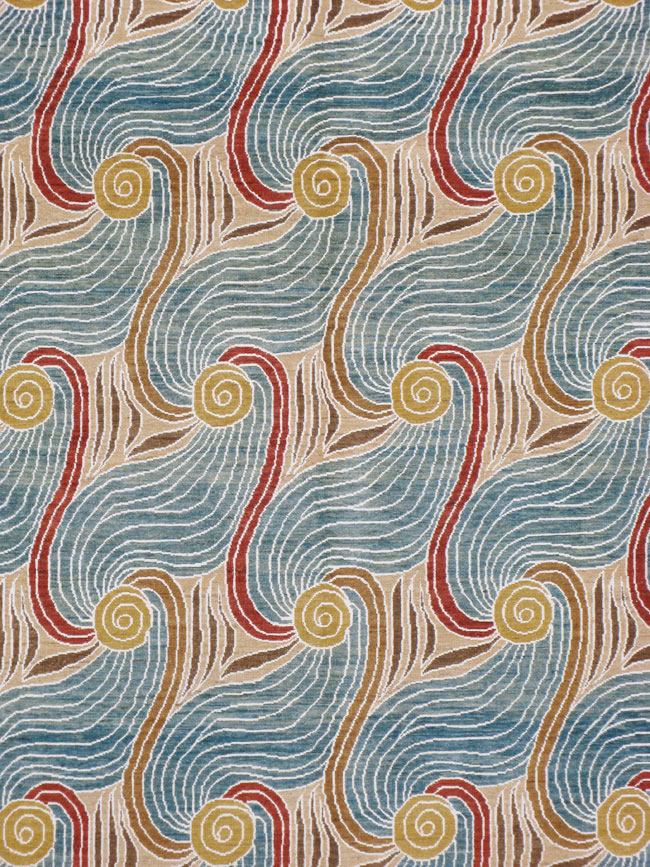 Modern Persian Tabriz Room Size Carpet, No.17161 - Gsblank