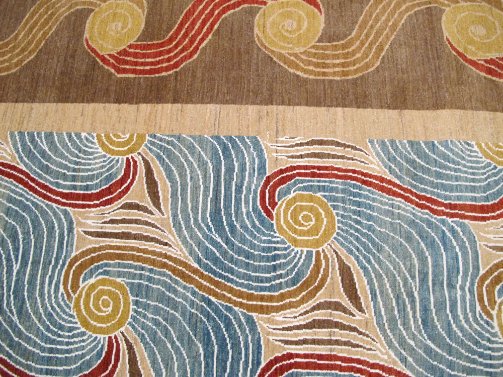 Modern Persian Tabriz Room Size Carpet, No.17161 - Gsblank