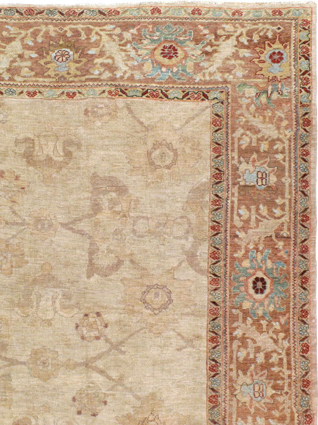 Antique Persian Mahal Carpet, No.17174 - Gsblank