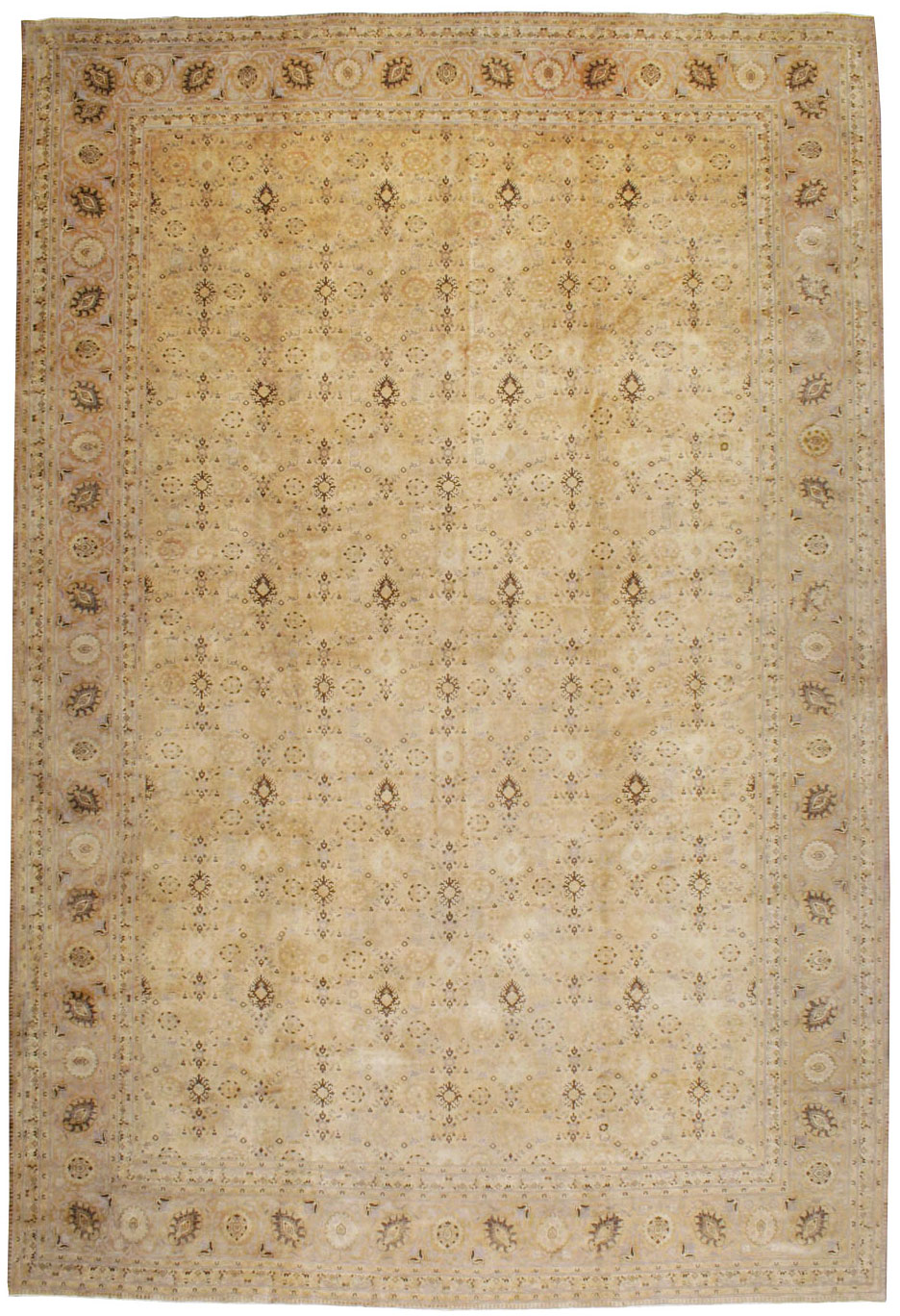 Antique Persian Tabriz Carpet, No.17178 - Gsblank