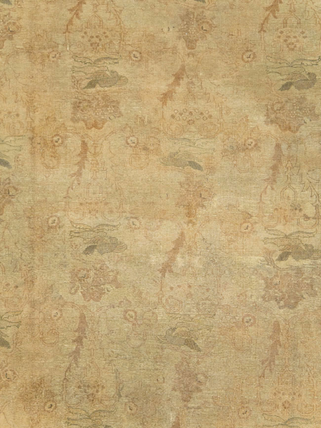 Antique Persian Tabriz Room Size Carpet, No.17181 - Gsblank