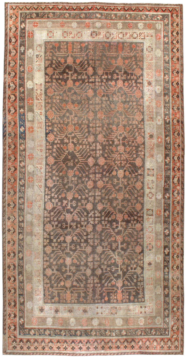 Antique East Turkestan Khotan Gallery Carpet, No.17196 - Gsblank