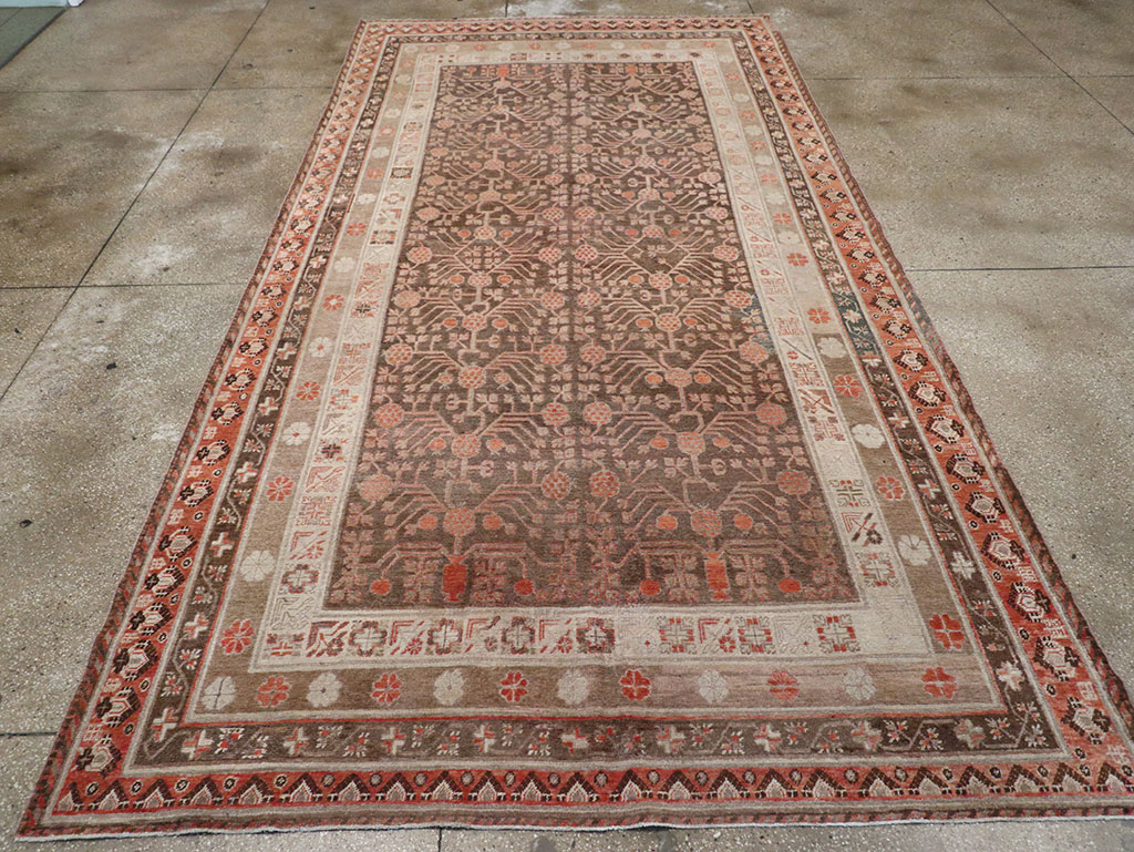 Antique Khotan Gallery Carpet, No.17196 - Gsblank