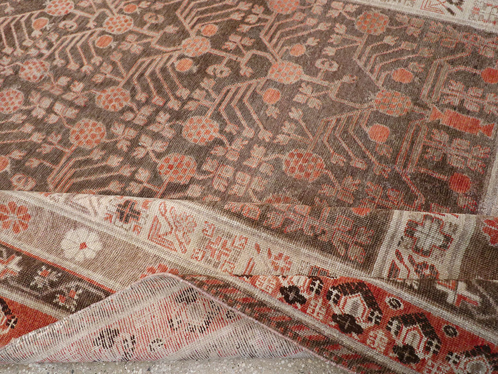 Antique Khotan Gallery Carpet, No.17196 - Gsblank