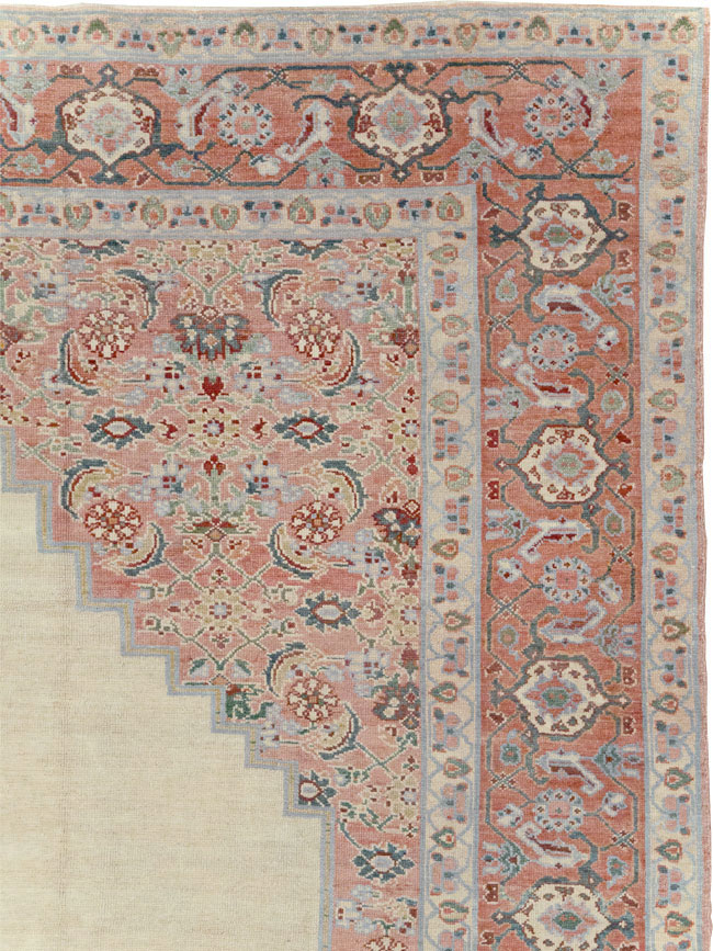Antique Persian Serapi Room Size Carpet, No.17202 - Gsblank