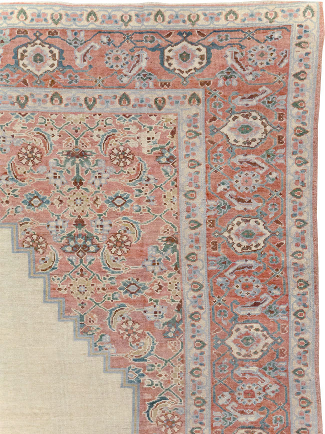 Antique Persian Serapi Room Size Carpet, No.17202 - Gsblank