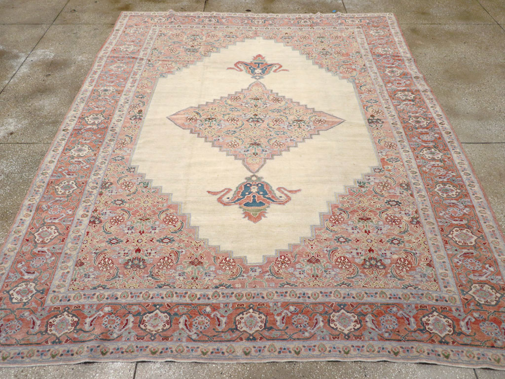 Antique Persian Serapi Room Size Carpet, No.17202 - Gsblank