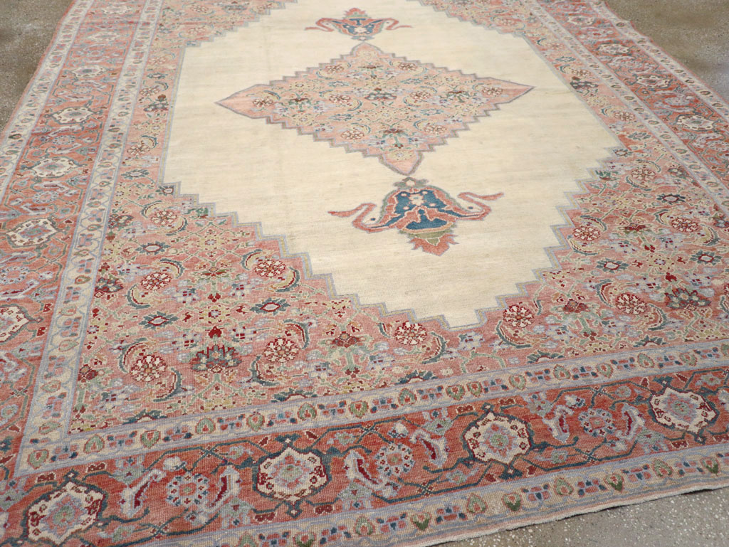 Antique Persian Serapi Room Size Carpet, No.17202 - Gsblank