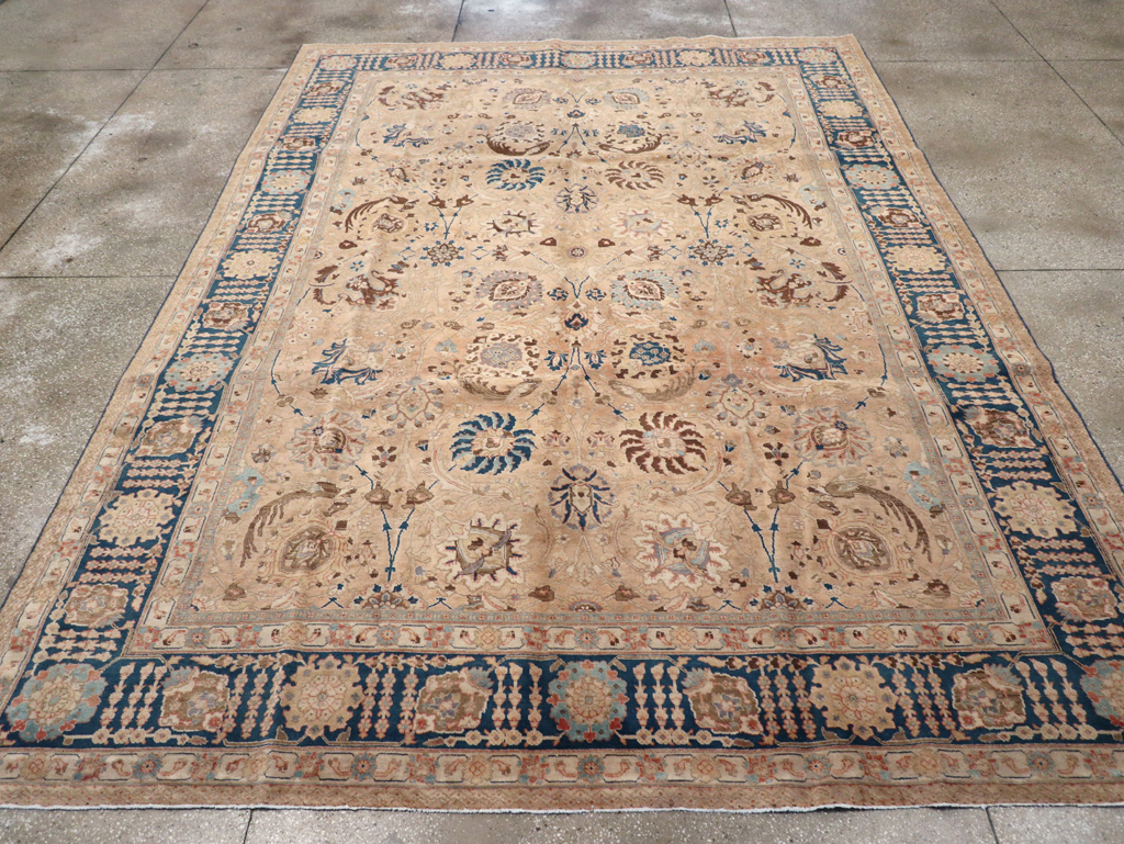 Antique Persian Tabriz Carpet, No.17211 - Gsblank