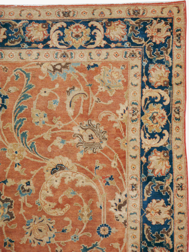 Antique Persian Tabriz Accent Carpet, No.17212 - Gsblank
