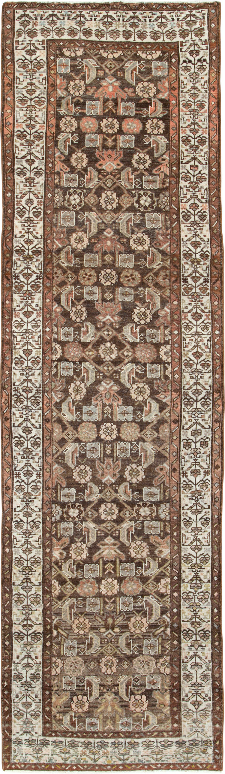 Vintage Persian Malayer Runner, No.17215 - Gsblank