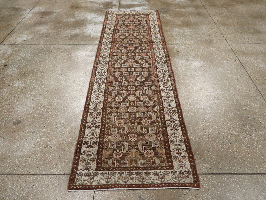 Vintage Persian Malayer Runner, No.17215 - Gsblank