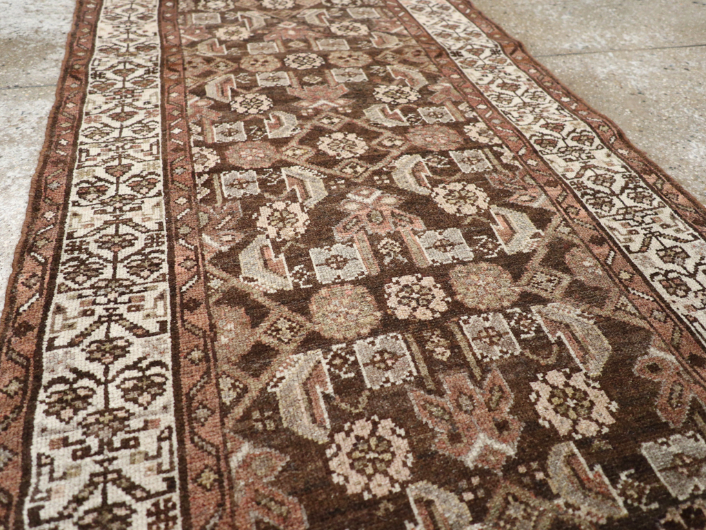 Vintage Persian Malayer Runner, No.17215 - Gsblank
