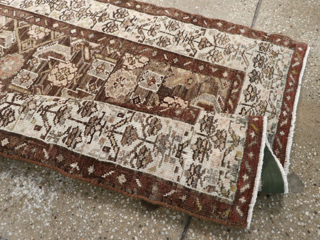Vintage Persian Malayer Runner, No.17215 - Gsblank