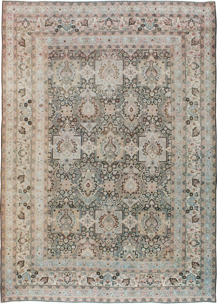Antique Persian Dorokhsh Carpet, No.17225 - Gsblank
