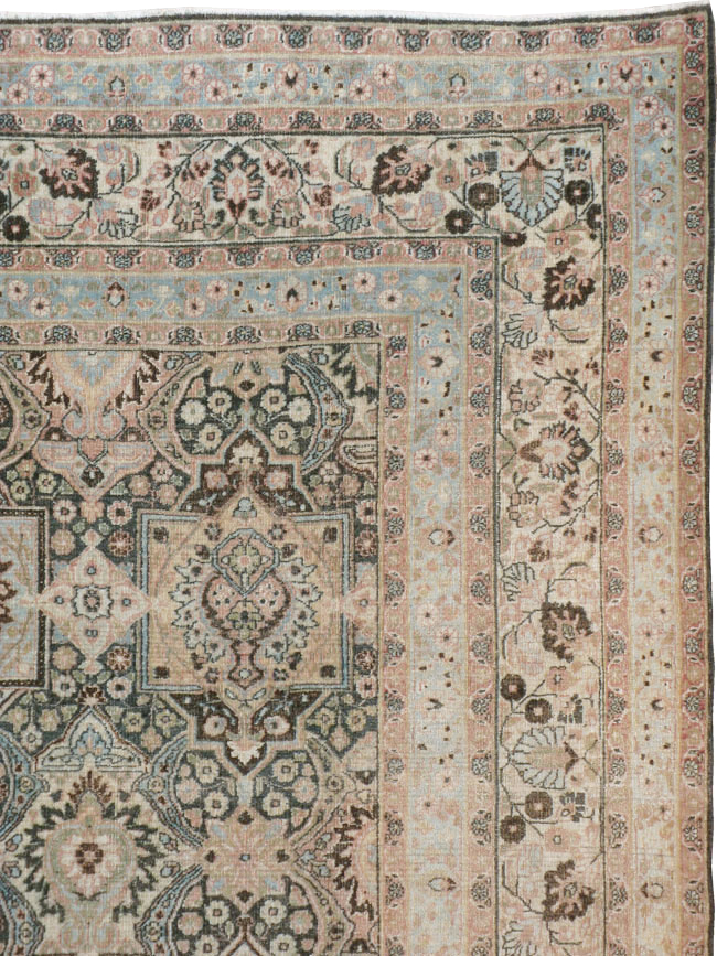 Antique Persian Dorokhsh Carpet, No.17225 - Gsblank