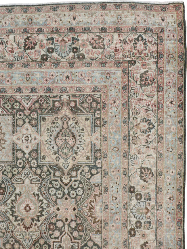 Antique Persian Dorokhsh Carpet, No.17225 - Gsblank