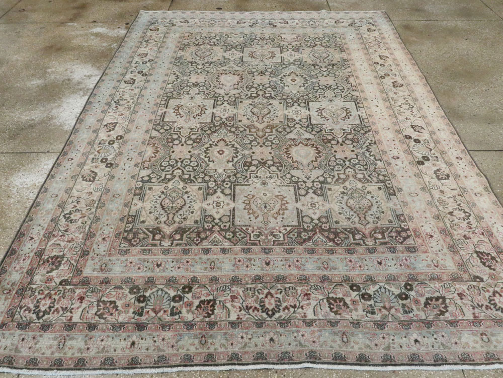 Antique Persian Dorokhsh Carpet, No.17225 - Gsblank