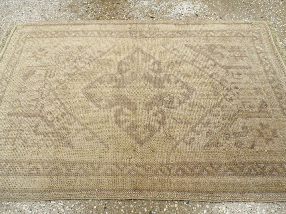 Antique Turkish Oushak Rug, No.17227 - Gsblank