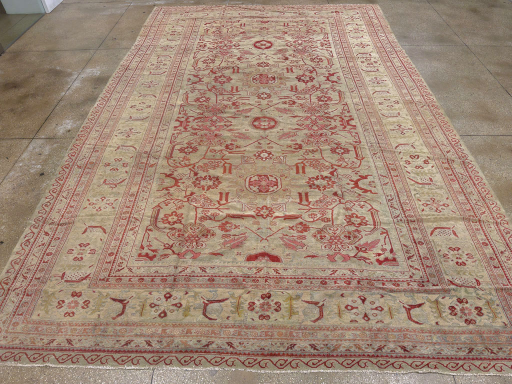Antique Persian Malayer Large Carpet, No.17233 - Gsblank