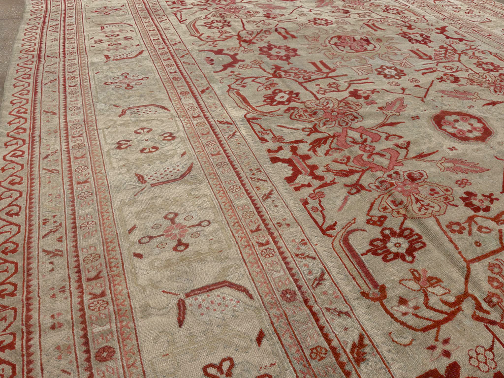 Antique Persian Malayer Large Carpet, No.17233 - Gsblank