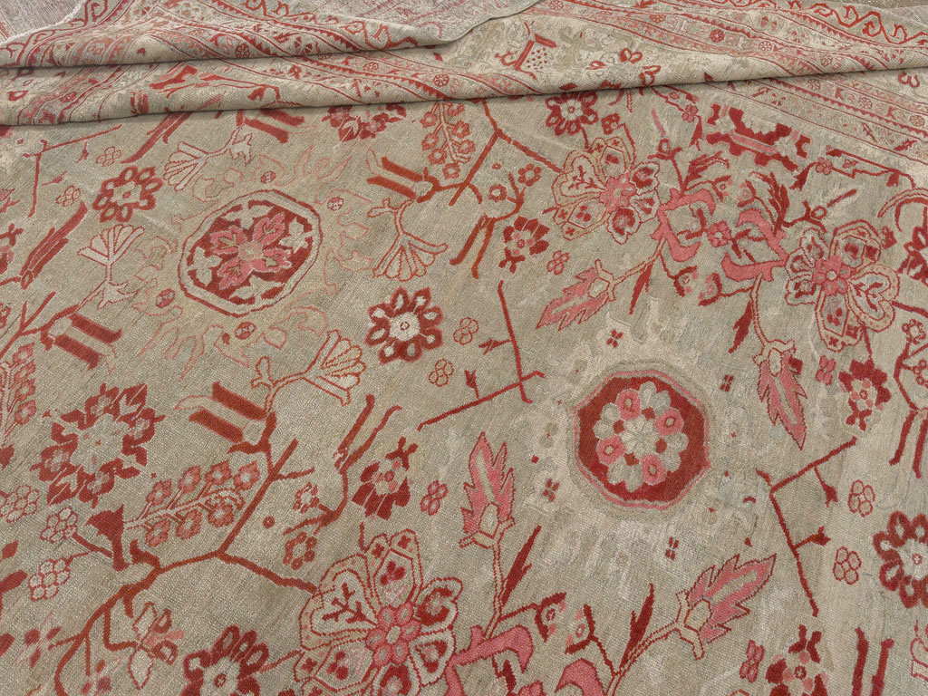 Antique Persian Malayer Large Carpet, No.17233 - Gsblank