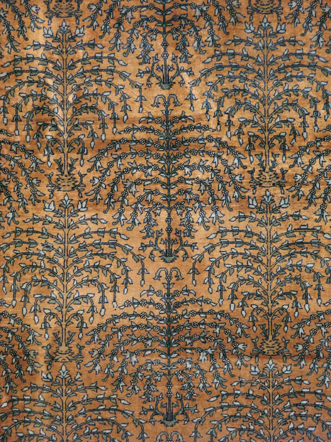 Vintage Indian Lahore Carpet, No.17253 - Gsblank