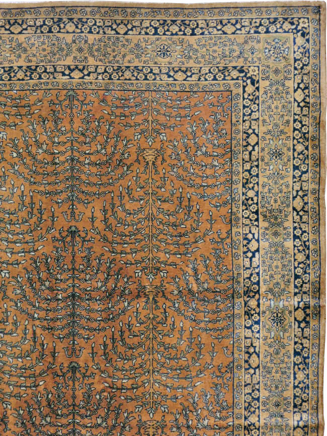 Vintage Indian Lahore Carpet, No.17253 - Gsblank