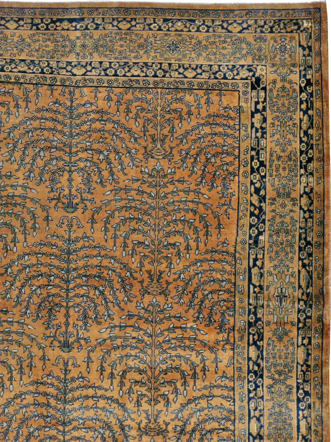 Vintage Indian Lahore Carpet, No.17253 - Gsblank