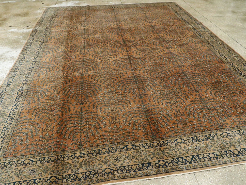 Vintage Indian Lahore Carpet, No.17253 - Gsblank