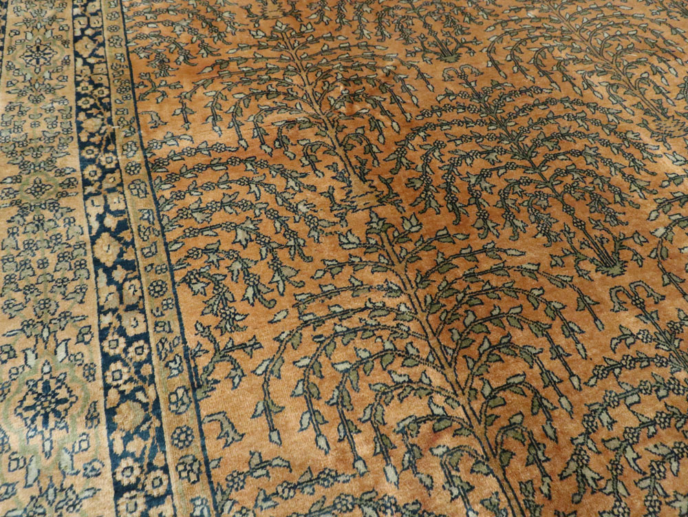 Vintage Indian Lahore Carpet, No.17253 - Gsblank