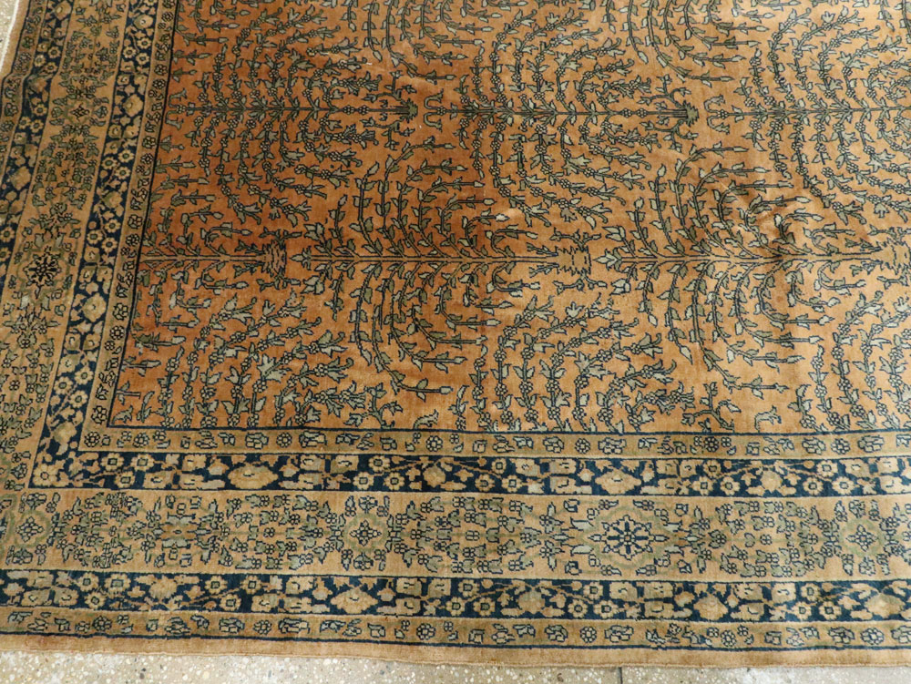 Vintage Indian Lahore Carpet, No.17253 - Gsblank
