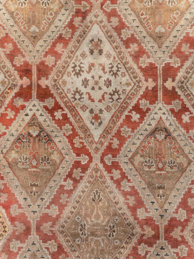 Vintage Indian Lahore Room Size Carpet, No.17256 - Gsblank