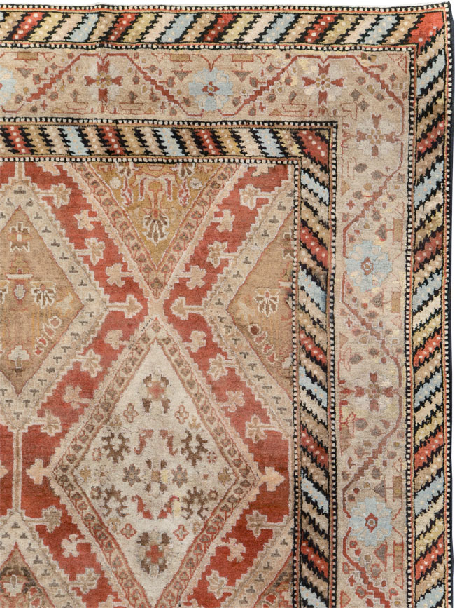 Vintage Indian Lahore Room Size Carpet, No.17256 - Gsblank