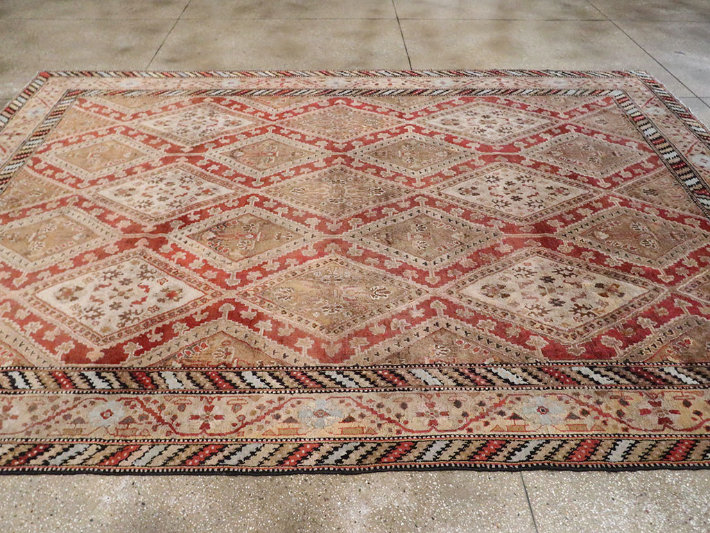 Vintage Indian Lahore Room Size Carpet, No.17256 - Gsblank