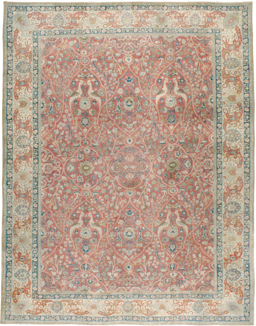 Antique Persian Tabriz Carpet, No.17285 - Gsblank