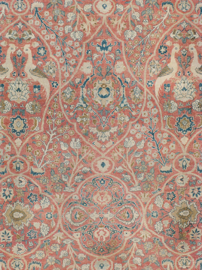 Antique Persian Tabriz Carpet, No.17285 - Gsblank