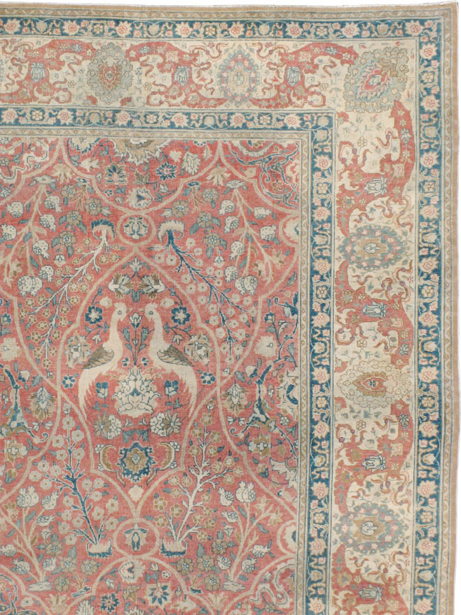 Antique Persian Tabriz Carpet, No.17285 - Gsblank