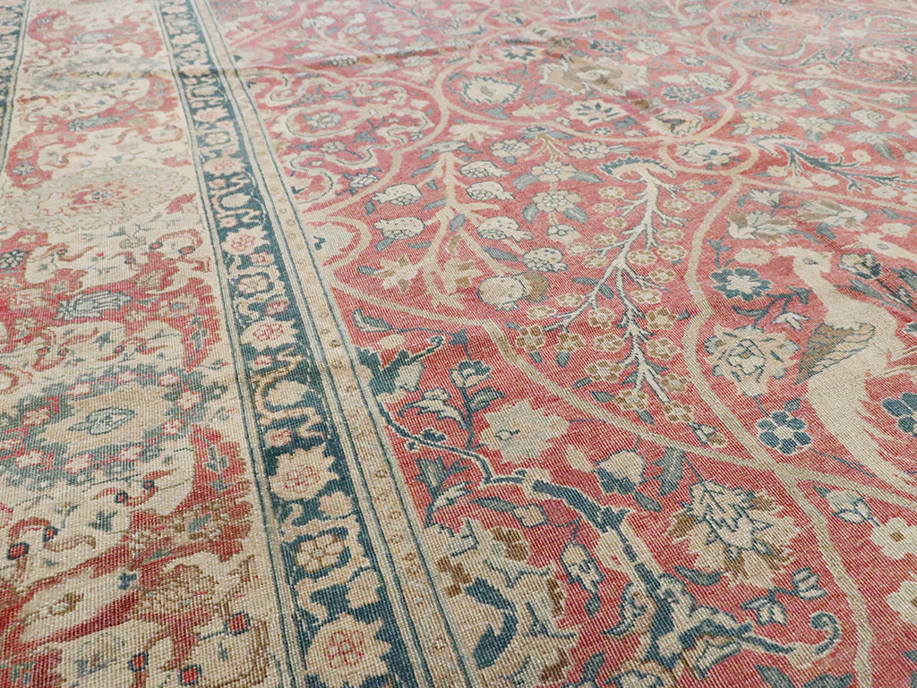 Antique Persian Tabriz Carpet, No.17285 - Gsblank