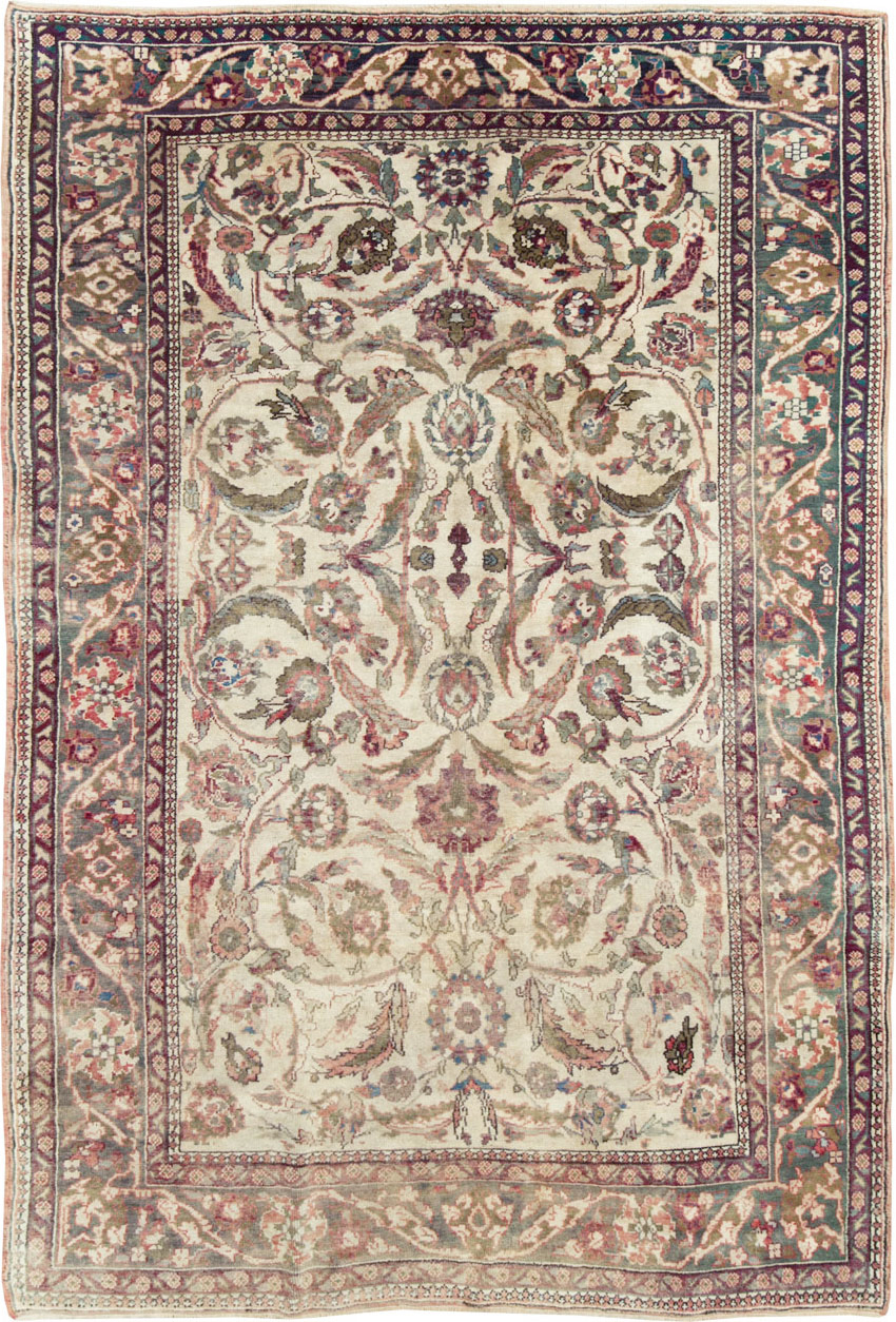 Antique Turkish Oushak Rug, No.17286 - Gsblank