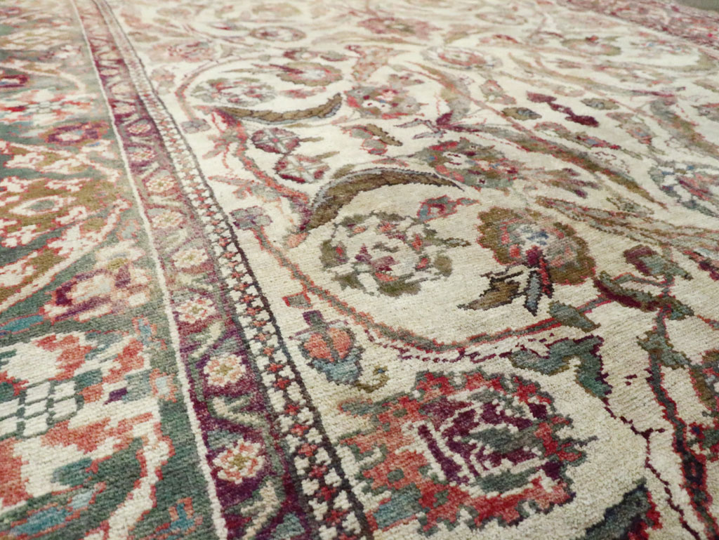 Antique Turkish Oushak Rug, No.17286 - Gsblank