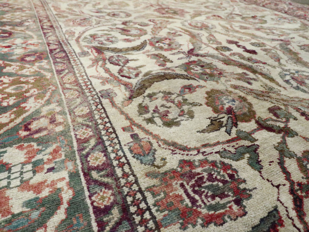 Antique Turkish Oushak Rug, No.17286 - Gsblank