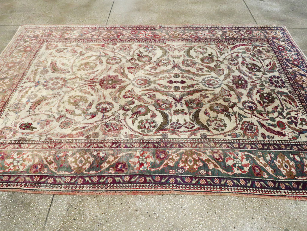 Antique Turkish Oushak Rug, No.17286 - Gsblank