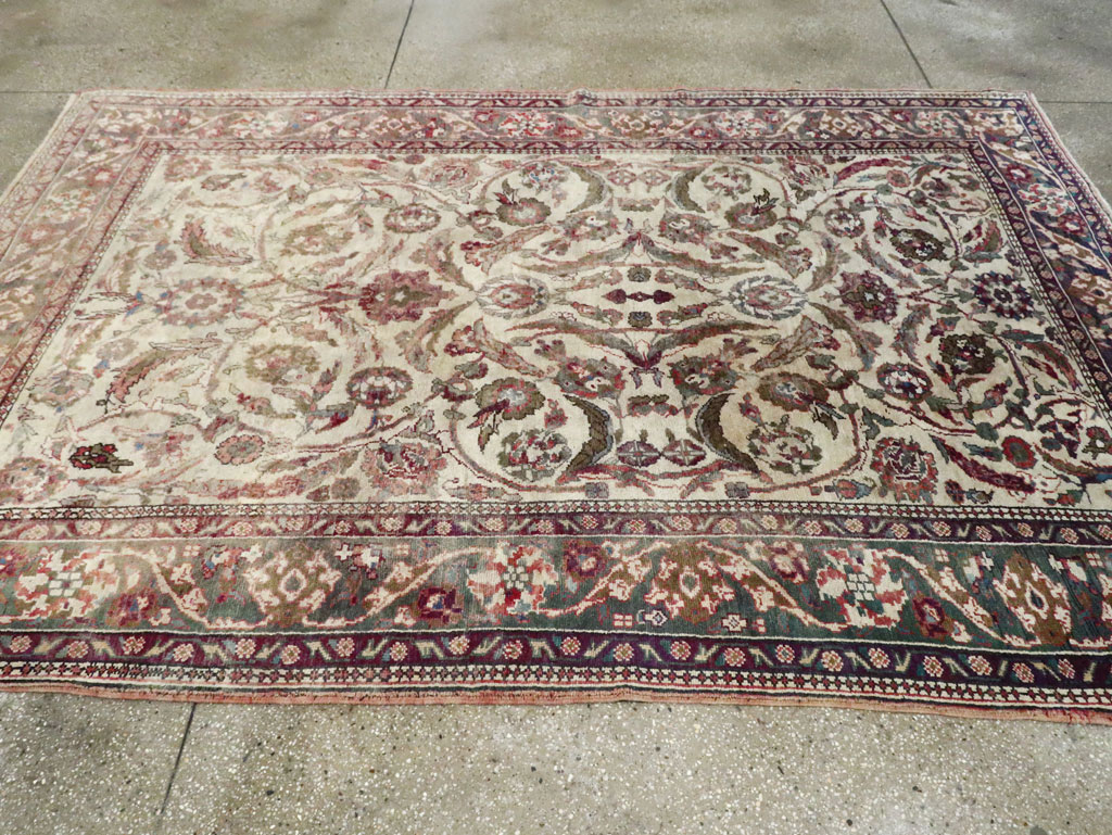 Antique Turkish Oushak Rug, No.17286 - Gsblank