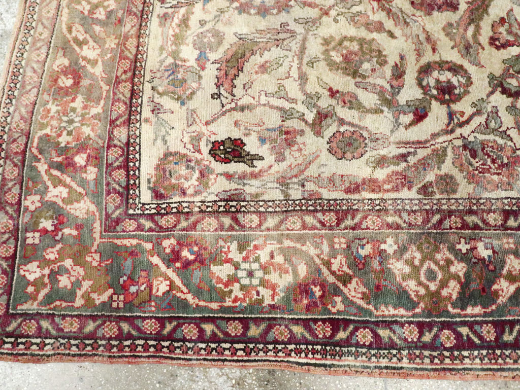 Antique Turkish Oushak Rug, No.17286 - Gsblank