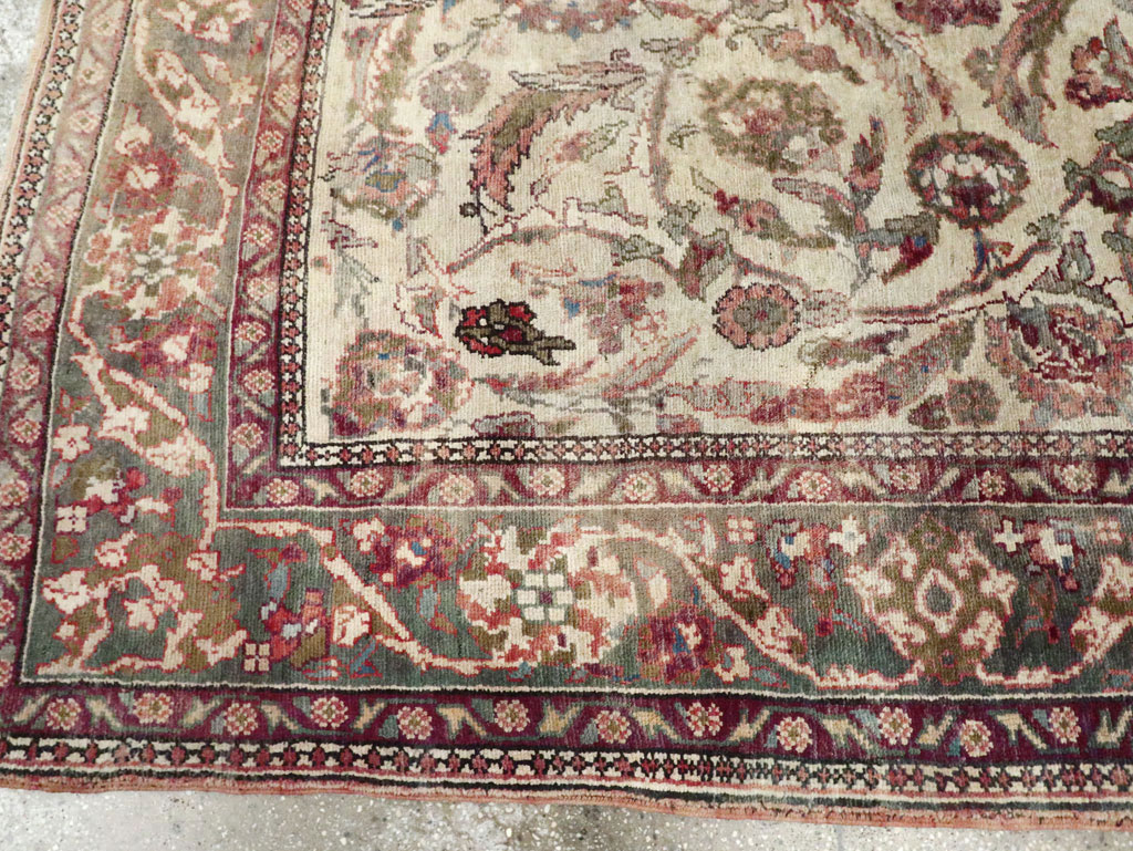 Antique Turkish Oushak Rug, No.17286 - Gsblank