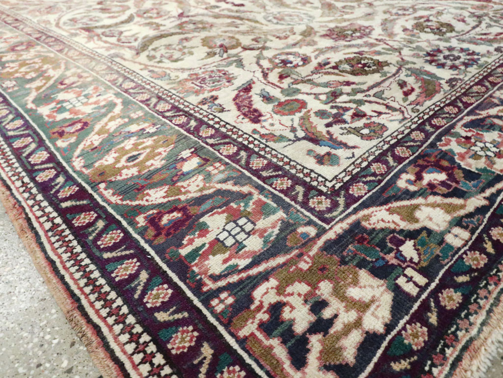 Antique Turkish Oushak Rug, No.17286 - Gsblank