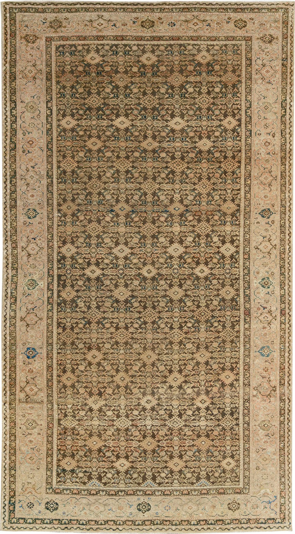 Antique Persian Malayer Gallery Carpet, No.17318 - Gsblank