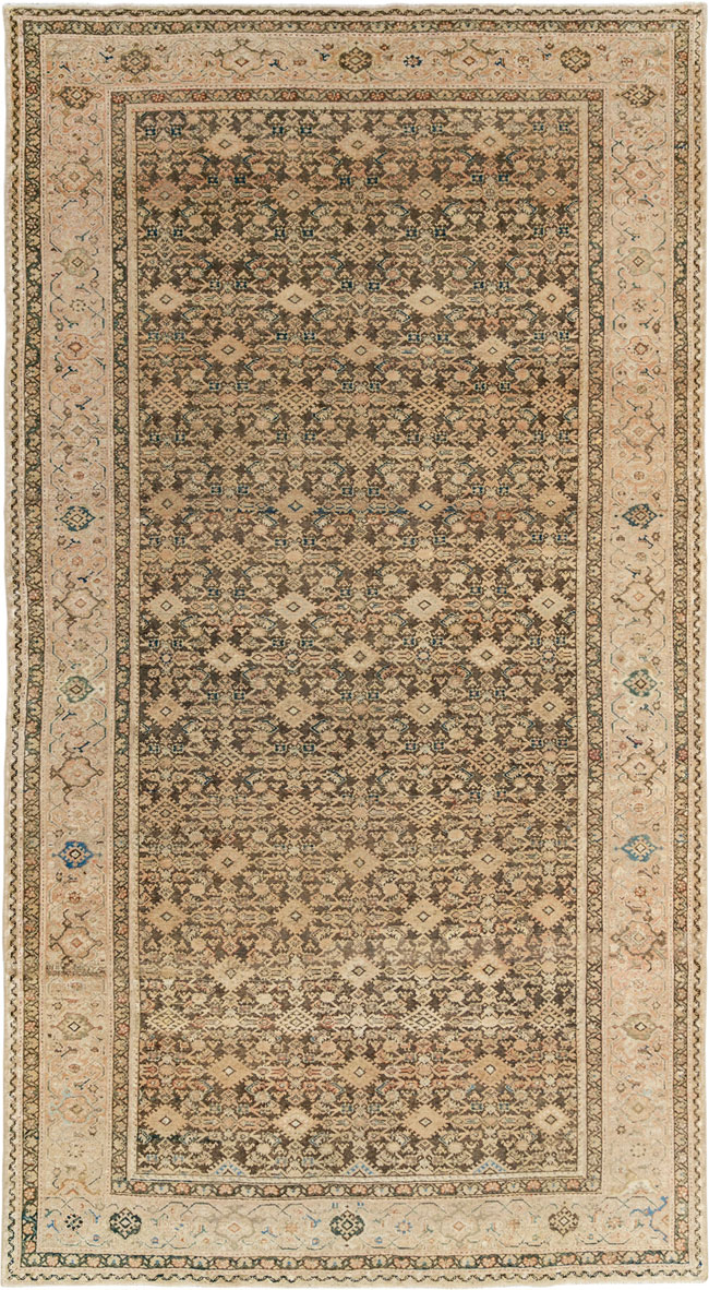 Antique Persian Malayer Gallery Carpet, No.17318 - Gsblank